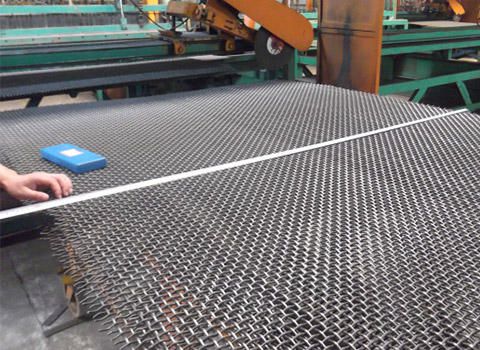 Width Inspection of Woven Mesh