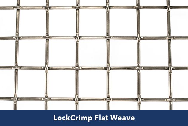 Lock Crimp Flat Weave